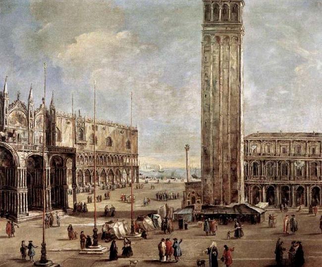 Antonio Stom View of the Piazza San Marco from the Procuratie Vecchie Sweden oil painting art